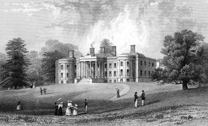 Felix Hall, Essex, metszett Henry Adlard, 1833 alkotó: William Henry Bartlett