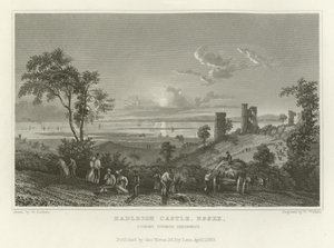 Hadleigh kastély, Essex, Sheerness felé néz alkotó: William Henry Bartlett