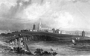 Harwich, Essex, vésette Henry Adlard, 1832 körül alkotó: William Henry Bartlett