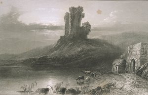 Kilcolman Castle, Cork megye, Írország, George Virtue 