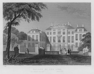 A Loo palotája (metszet) alkotó: William Henry Bartlett