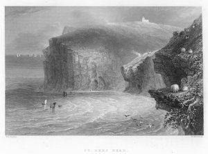 St Bees Head alkotó: William Henry Bartlett