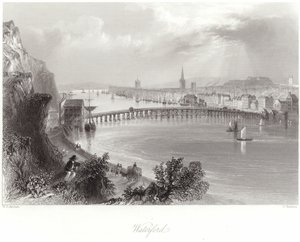 Waterford Waterford megyében alkotó: William Henry Bartlett