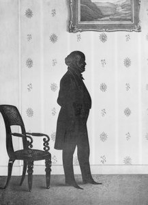 Martin Van Buren sziluettportréja, 1844 alkotó: William Henry Brown
