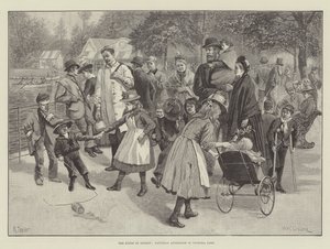 The Lungs of London, szombat délután a Victoria Parkban alkotó: William Henry Charles Groome