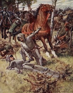 Aztán elhagyva az életet, Percy gróf kézen fogta a halottat, a Híres harcok balladáiból, első kiadás, 1920.
