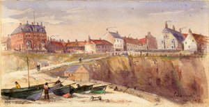 Cullercoats (testfesték és akvarell, papír)
