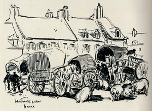Montreuil-Sur-Mer, Franciaország, 1907.