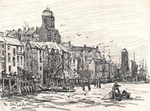 North Shields (faszén papíron)