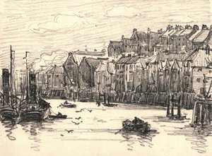 North Shields (faszén papíron)