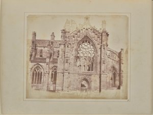 Melrose apátság alkotó: William Henry Fox Talbot