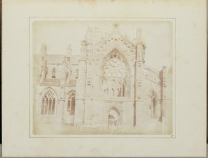 Melrose apátság alkotó: William Henry Fox Talbot