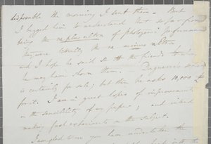 William Henry Fox Talbot aláírt levele James David Forbesnek, 1839 alkotó: William Henry Fox Talbot