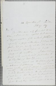 William Henry Fox Talbot aláírt levele James David Forbesnek, 1839 alkotó: William Henry Fox Talbot