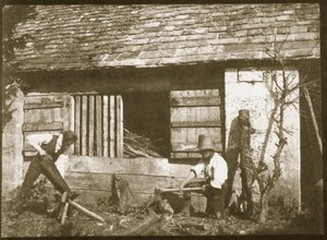 The Woodcutters, 1845 (sópapír nyomat kalotípus negatívról) alkotó: William Henry Fox Talbot