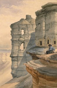 Cliff Houses a Rio Mancos-on, Colorado, 1878. alkotó: William Henry Holmes