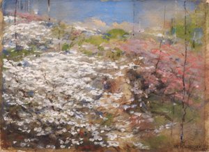 Virágzó mező, 1927. alkotó: William Henry Holmes