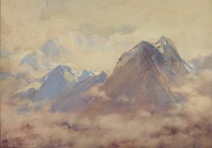 A Mindenható sajátja, a Magas-Andok benyomása, 1910. alkotó: William Henry Holmes