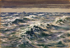 Nyílt tenger, 1904. alkotó: William Henry Holmes