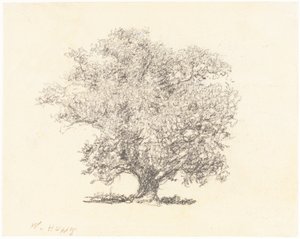 Egész levelű fa alkotó: William Henry Hunt