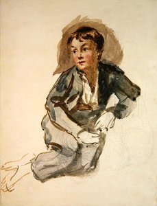 Egy sün (ceruza és akvarell papíron) alkotó: William Henry Hunt