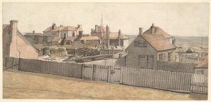 Halászkunyhók Hastingsben alkotó: William Henry Hunt