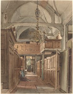 Bushey templom belseje alkotó: William Henry Hunt