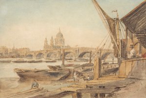 A Szent Pál-székesegyház és a Blackfriars híd alkotó: William Henry Hunt