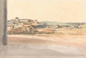 A zászlórúd, Margate alkotó: William Henry Hunt