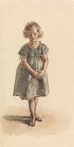 Fiatal lány mezítláb állt alkotó: William Henry Hunt