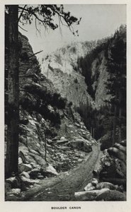 Colorado kanyonjai: Boulder Canon (f/w fotó)