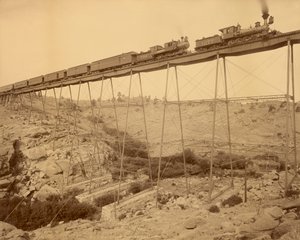 Dale Creek Bridge, Wyoming, Jackson alkotó: William Henry Jackson