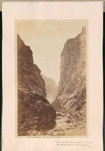 Az Arkansas-folyó Grand Canyonja. Colorado alkotó: William Henry Jackson