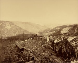 Los Pinos völgy, kelet felé nézve alkotó: William Henry Jackson