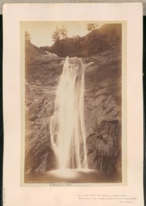 Középső Cascade. Cheyenne-vízesés alkotó: William Henry Jackson