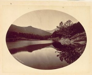 Mystic Lake, M.T., 1872. alkotó: William Henry Jackson
