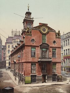 The Old State House, Boston, Massachusetts, 1900 körül (photochrom)
