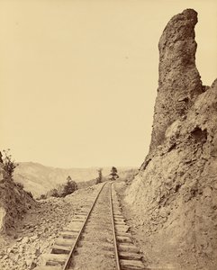 Toltec-szurdok a portálról alkotó: William Henry Jackson