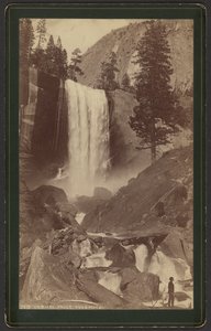 Vernal Falls. Yosemite. alkotó: William Henry Jackson
