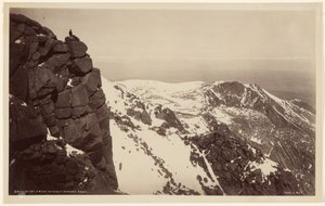Nyugat felé a Pikes Peak csúcsáról alkotó: William Henry Jackson