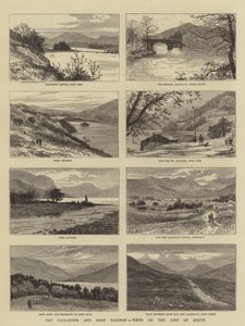 A Callander és Oban vasútvonal, nézetek az útvonalon alkotó: William Henry James Boot