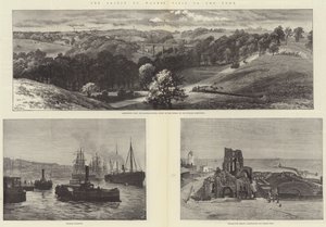 A walesi herceg látogatása a Tyne-ben