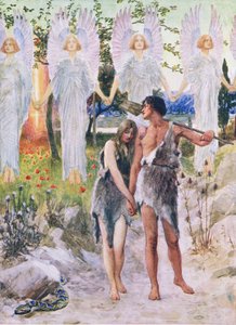 Kezdetben a Thomas Nelson által kiadott Biblia Képeskönyvből, 1950 körül alkotó: William Henry Margetson