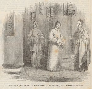 Kínai úriember gyászban és kínai pap alkotó: William Henry Prior