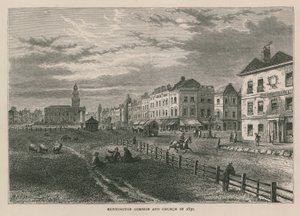 Kennington Common és Church 1830-ban alkotó: William Henry Prior