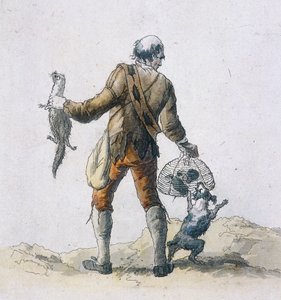Egy patkányfogó, Tartományi karakterek, 1804 alkotó: William Henry Pyne