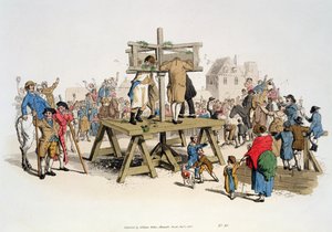 A bűnösök, a "Nagy-Britannia viselete" című kötetből, kiadta William Miller, 1805.