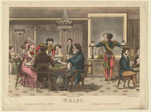 Whist, 1825 alkotó: William Henry Pyne