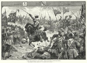 A Naseby-i csata (metszet) alkotó: William Heysham (after) Overend