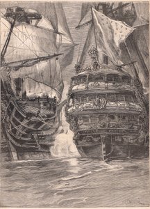 Támadás a Ville de Paris ellen Kr. u. 1782-ben